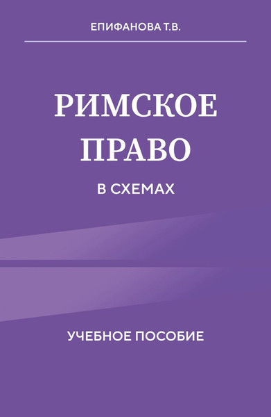 Изображение товара Учебное пособие Эксмо Римское право в схемах, мягкая обложка (Епифанова Татьяна)