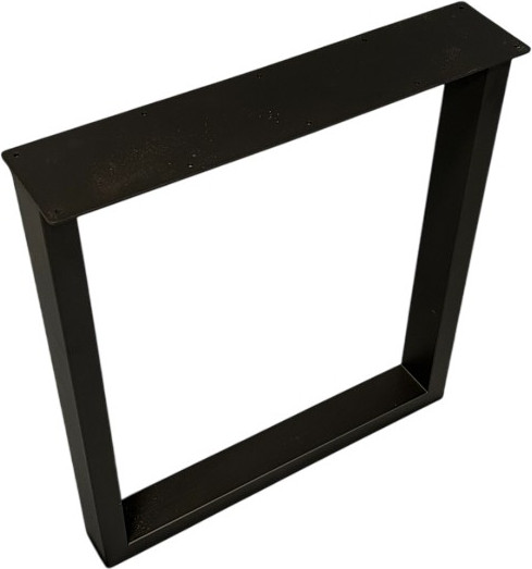 Изображение товара Обеденный стол Iva-Wood 160x80 Натуральный дуб (край натуральный, подстолье металл П-обр.)