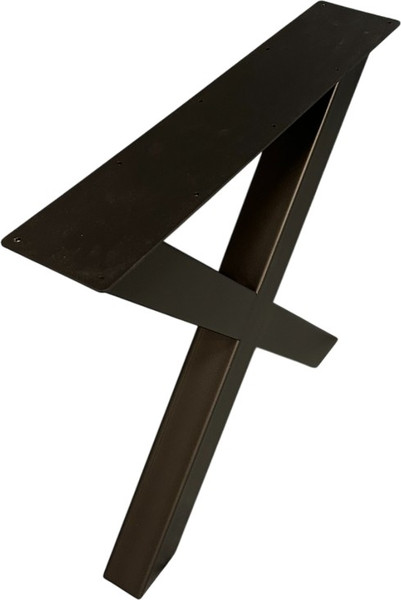 Изображение товара Обеденный стол Iva-Wood 140x80 Натуральный дуб (край прямой, подстолье металл Х-обр.)