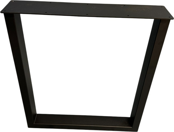 Изображение товара Обеденный стол Iva-Wood 160x80 Натуральный дуб (край прямой, подстолье металл П-обр.)