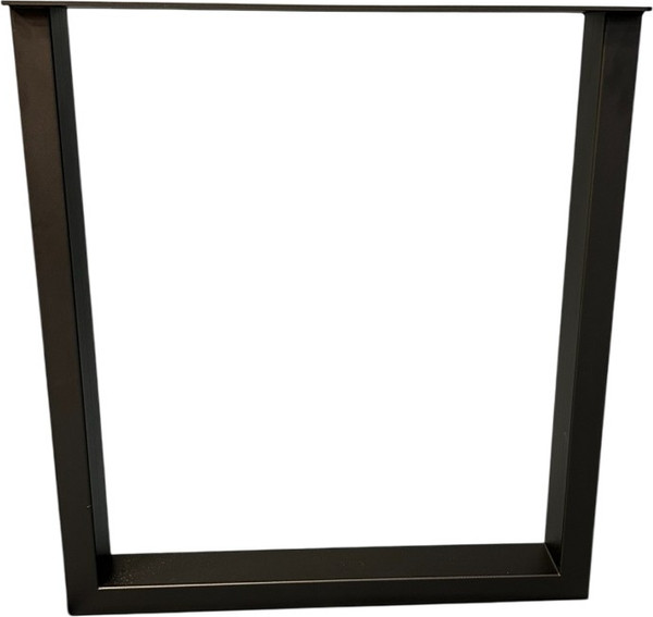 Изображение товара Обеденный стол Iva-Wood 160x80 Натуральный дуб (край прямой, подстолье металл П-обр.)