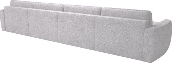 Изображение товара Диван П-образный Олмеко Женева 2S2O2P еврокнижка (микровелюр шейп бриллиант)