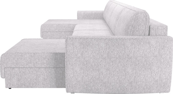 Изображение товара Диван П-образный Олмеко Женева 2S2O2P еврокнижка (микровелюр шейп бриллиант)