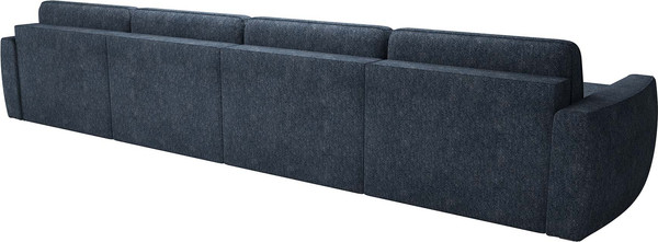 Изображение товара Диван П-образный Олмеко Женева 2S2O2P еврокнижка (микровелюр шейп сталь)