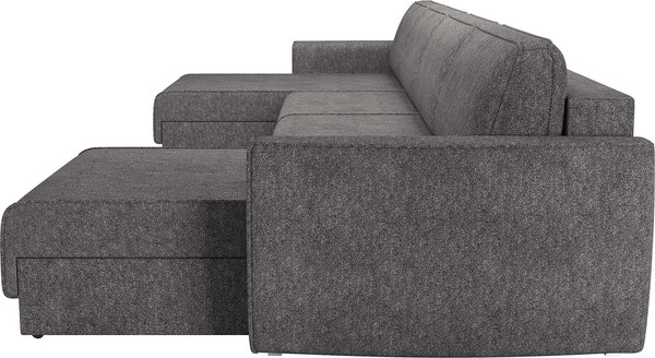 Изображение товара Диван П-образный Олмеко Женева 2S2O2P еврокнижка (микровелюр шейп стоун)