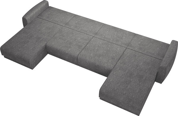 Изображение товара Диван П-образный Олмеко Женева 2S2O2P еврокнижка (микровелюр шейп стоун)