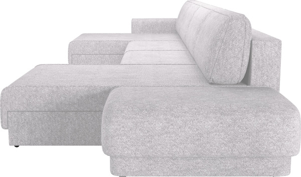 Изображение товара Диван П-образный Олмеко Женева 2S2OPF правый еврокнижка (микровелюр шейп бриллиант)