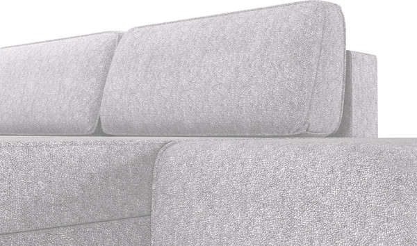 Изображение товара Диван П-образный Олмеко Женева 2S2OPF правый еврокнижка (микровелюр шейп бриллиант)