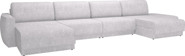 Изображение товара Диван П-образный Олмеко Женева 2S2OPF правый еврокнижка (микровелюр шейп бриллиант)