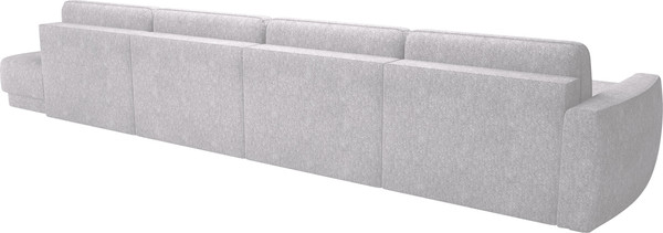 Изображение товара Диван П-образный Олмеко Женева 2S2OPF правый еврокнижка (микровелюр шейп бриллиант)