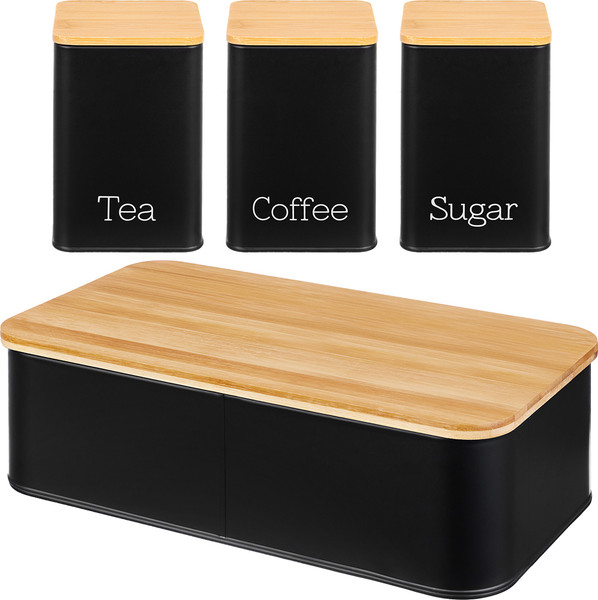 Изображение товара Набор емкостей для хранения Elan Gallery 240209+2 (черный)