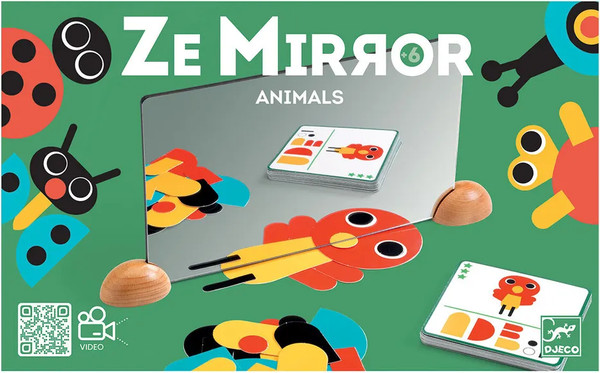 Изображение товара Развивающая игра Djeco Educational Wooden Games Животные в отражении / DJ06483