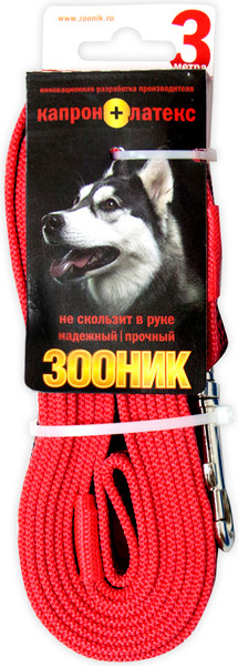 Изображение товара Поводок ZOONIK Капроновый / 11423-4 (красный)