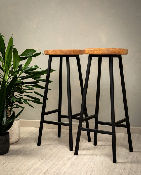 Изображение товара Табурет барный Iva-Wood 78 Натуральный дуб