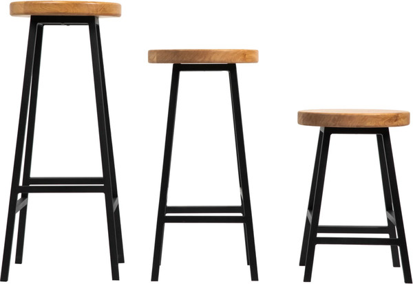 Изображение товара Табурет Iva-Wood дубовый (натуральный)