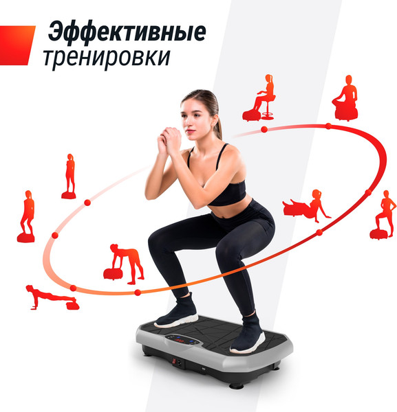 Изображение товара Виброплатформа UNIX Fit Edge 2D VP2DEGY (серый)