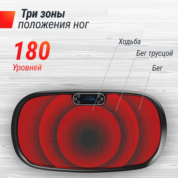 Изображение товара Виброплатформа UNIX Fit Quake 3D VP3DQBK (черный)