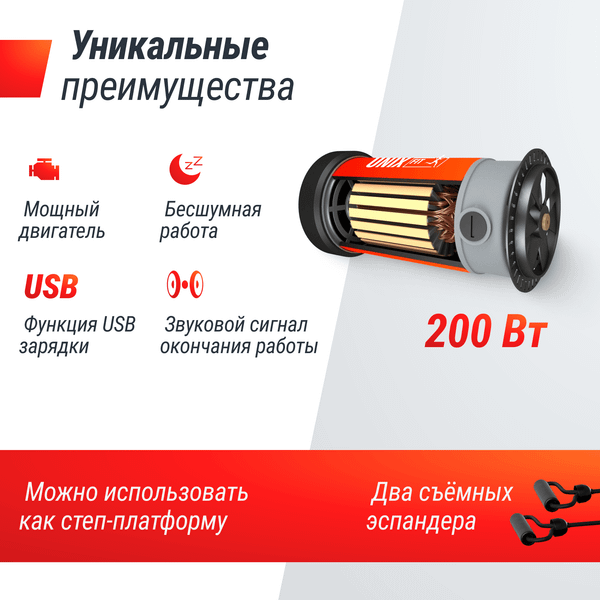 Изображение товара Виброплатформа UNIX Fit Intensive 2D VP2DIBK (черный)