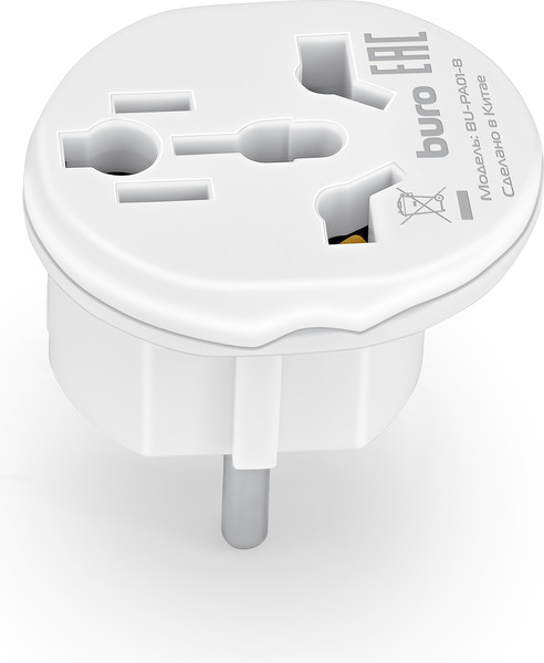 Изображение товара Переходник сетевой Buro BU-PA01-W (белый)