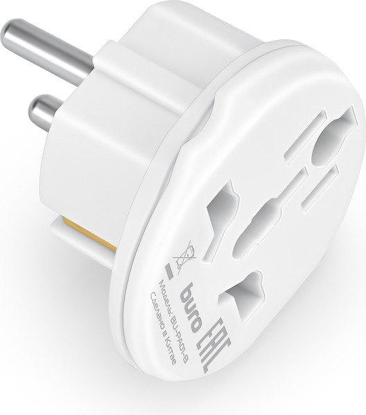 Изображение товара Переходник сетевой Buro BU-PA01-W (белый)