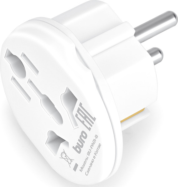 Изображение товара Переходник сетевой Buro BU-PA01-W (белый)