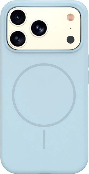 Изображение товара Чехол-накладка Bingo Silicone Magnetic для iPhone 17 Pro Max (голубой)