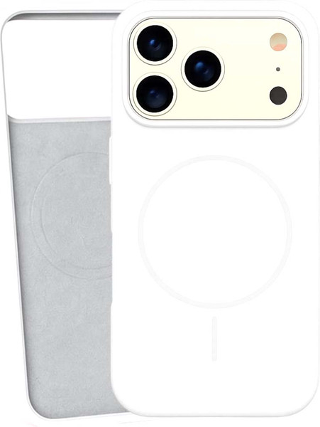 Изображение товара Чехол-накладка Bingo Silicone Magnetic для iPhone 17 Pro (белый)