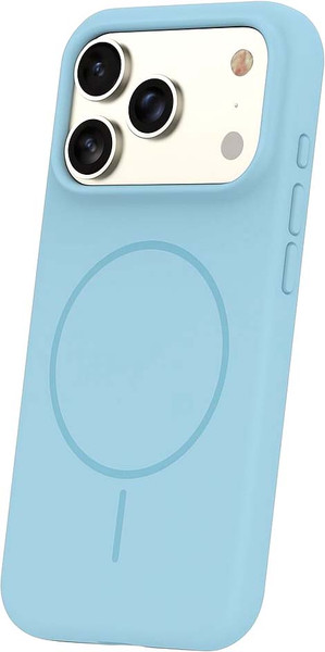 Изображение товара Чехол-накладка Bingo Silicone Magnetic для iPhone 17 Pro (голубой)