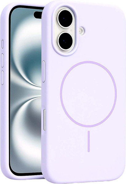 Изображение товара Чехол-накладка Bingo Silicone Magnetic для iPhone 17 (лиловый)