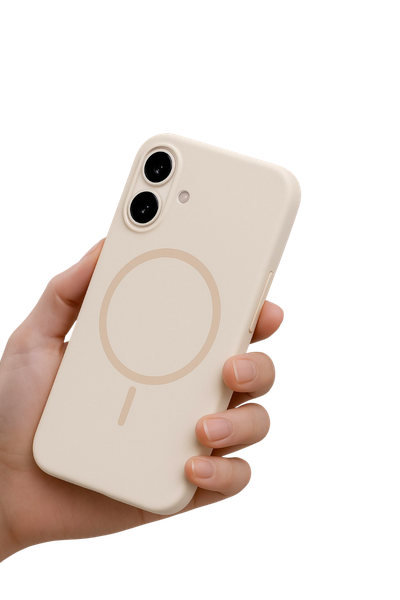 Изображение товара Чехол-накладка Bingo Silicone Magnetic для iPhone 17 (пудровый)