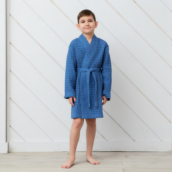 Изображение товара Халат детский Крошка Я Boho / 6243551 (р.30, синий)