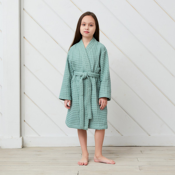 Изображение товара Халат детский Крошка Я Boho / 6243548 (р.30, мятный)