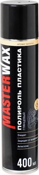 Изображение товара Полироль для пластика MasterWax Лимон MW072101 (400мл, глянец)