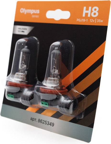 Изображение товара Комплект автомобильных ламп Storex Olympus H8.12V.35W / 8625349 (2шт)