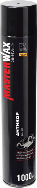 Изображение товара Антигравий MasterWax Service Каучуковый с эффектом шагрени 314 / MW031402 (1л, черный)