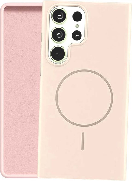 Изображение товара Чехол-накладка Bingo Silicone Magnetic для Samsung S25 Ultra (пудровый)