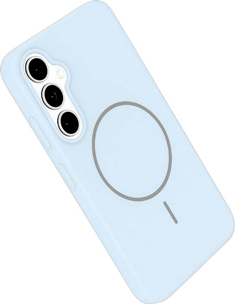 Изображение товара Чехол-накладка Bingo Silicone Magnetic для Samsung S25 (голубой)