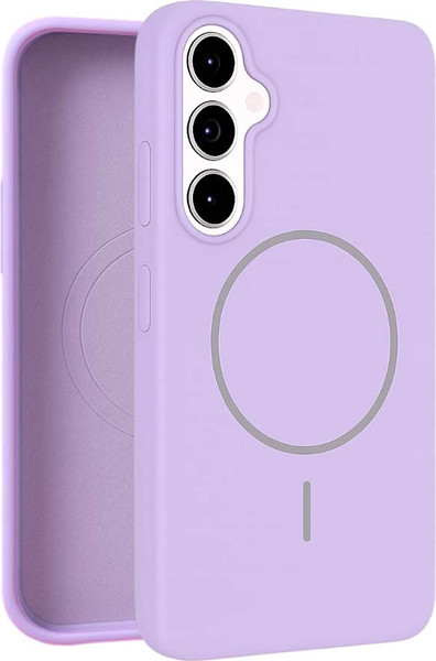 Изображение товара Чехол-накладка Bingo Silicone Magnetic для Samsung S25 (лиловый)