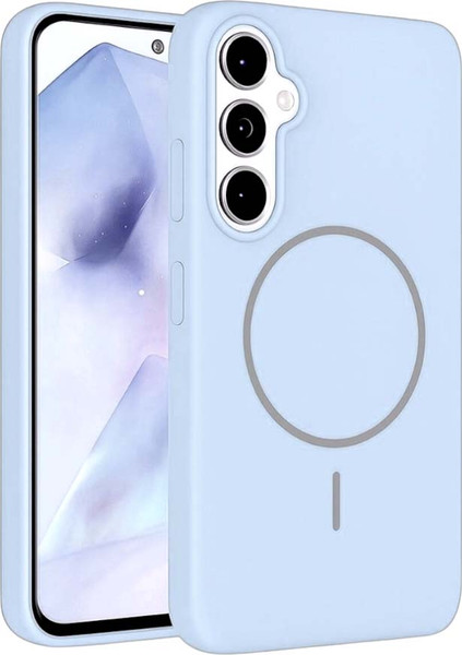 Изображение товара Чехол-накладка Bingo Silicone Magnetic для Samsung S25+ (голубой)