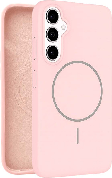 Изображение товара Чехол-накладка Bingo Silicone Magnetic для Samsung S25+ (пудровый)