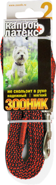 Изображение товара Поводок ZOONIK Капроновый / 11442-4 (красный)