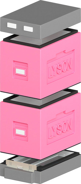 Изображение товара Улей Lyson Дадан На 6 Рамок / WDD109 (розовый/серый)