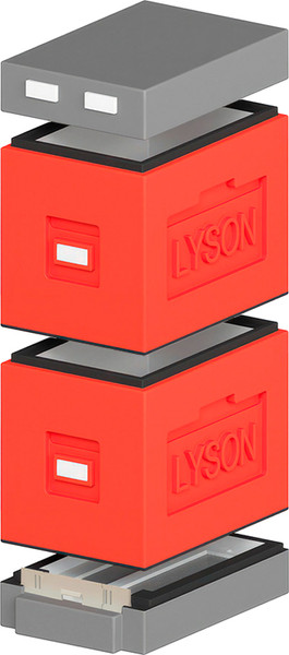 Изображение товара Улей Lyson Дадан На 6 Рамок / WDD112 (красный/серый)