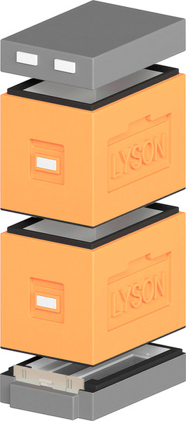 Изображение товара Улей Lyson Дадан На 6 Рамок / WDD111 (оранежевый/серый)