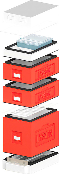 Изображение товара Улей Lyson Дадан На 6 Рамок / WDD58RDW (красный/неокрашенный)