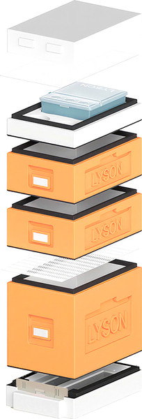 Изображение товара Улей Lyson Дадан На 6 Рамок / WDD58ORW (оранежевый/неокрашенный)