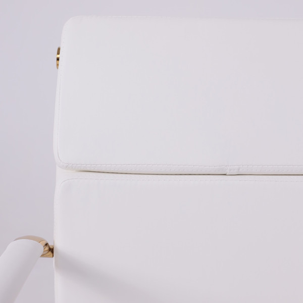 Изображение товара Кресло офисное AksHome Indigo LB (белый/золотой)