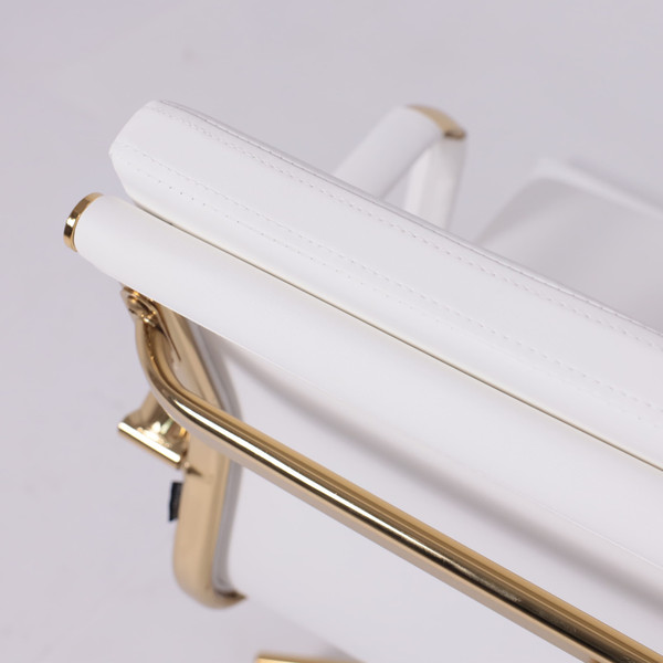 Изображение товара Кресло офисное AksHome Indigo LB (белый/золотой)