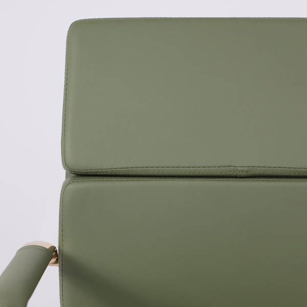 Изображение товара Кресло офисное AksHome Indigo LB (зеленый/золотой)