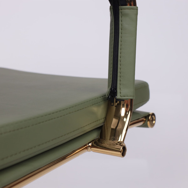 Изображение товара Кресло офисное AksHome Indigo LB (зеленый/золотой)